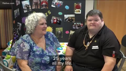 Man with Down syndrome honored for working at same McDonald's for 27 years