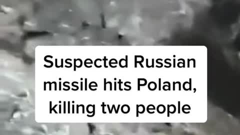 Suspected Russian missile hits Poland,killing two people