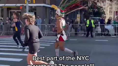 Best part of the NYC marathon? The people!!!