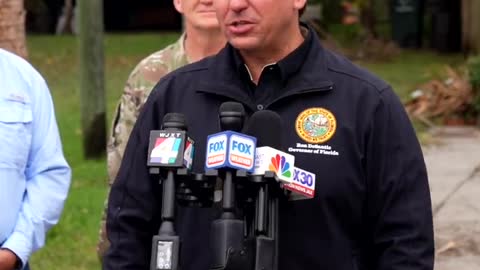 Gov. DeSantis: 'Don't Even Think About Looting' in This Vulnerable Situation