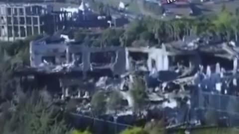 The small shack of the “business” man destroyed in Erbil