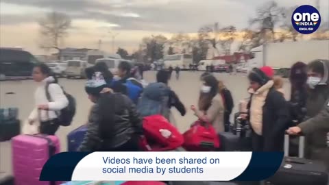 Indian students in Ukraine beaten by the military on the border reveals videos