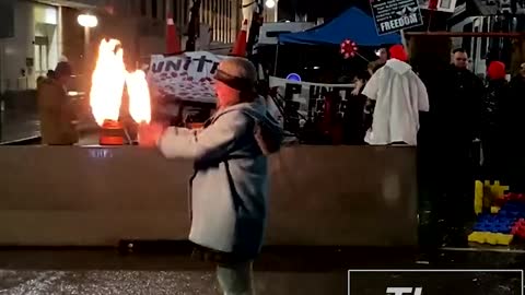 Fire Dancer In Ottawa Canada