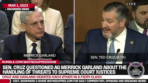 Cruz And Garland Have Fiery Clash In Senate Judiciary Committee Hearing