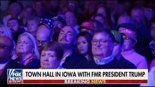 Town Hall in IOWA with Trump
