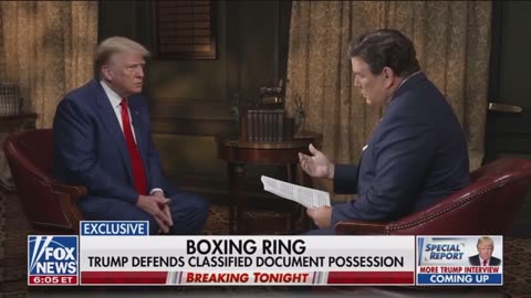 President Trump Interview with Brett Baier P1