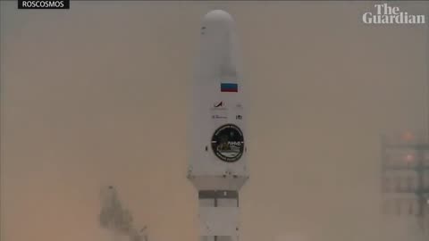 Russia launches Luna-25 mission in race to sample moon's south pole