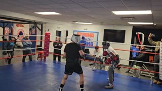 Joey sparring Jacob 2. 2/29/24