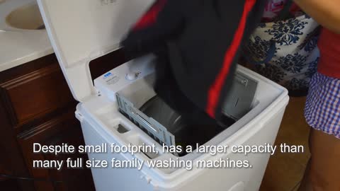 The Laundry Alternative Niagara Huge Capacity, Portable Front Load Washing Machine