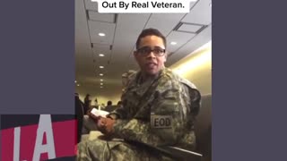 Fake Soldier Gets Called Out in Airport