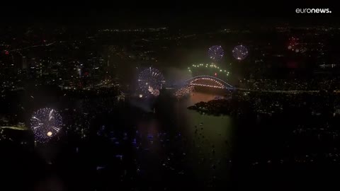 Firework display in Sydney as 2023 reaches Australia