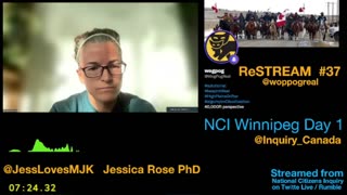 Jessica Rose PhD @JessLovesMJK at NCI Canada Winnipeg Day 1