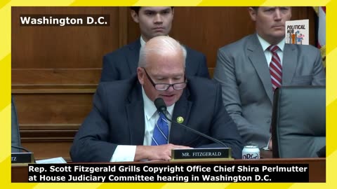 Rep. Fitzgerald Grills Copyright Office Chief Shira Perlmutter at House Hearing in Washington D.C.