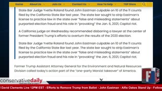 John Eastman Has Been Disbarred - Standing Up for Election Integrity is a Crime?!
