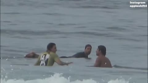 Terrifying moment woman is attacked while surfing in Bali