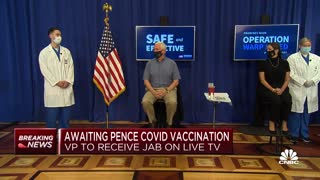 Mike and Karen Pence get Covid-19 vaccine
