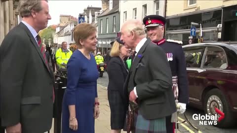 King Charles III offered free haircut during visit to Scotland