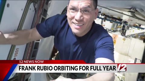 NASA astronaut celebrates one year in orbit