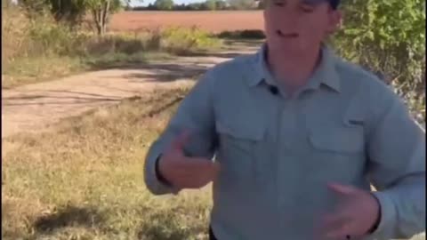 Farmer explains about the cows