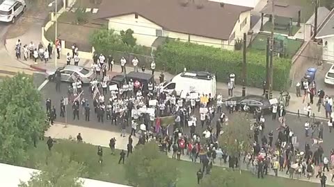 Parents in North Hollywood are protesting "Pride Month"