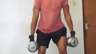 Dumbbell Squats To Train Your Legs At Home (30 March 2023)