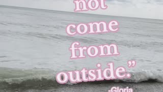 Gloria Steinem: Quote 💕
