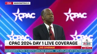 Dr. Ben Carson Addresses CPAC in DC 2024