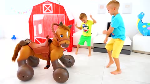 Kids magic transform Toy Cars from Vlad and Nikita