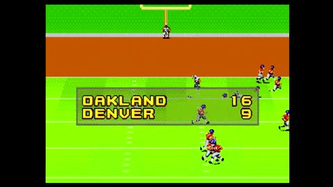 Madden93 (Sega Genesis) Oakland vs Denver Part4