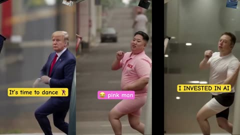 Elon Musk, Donald Trump, and Kim Jong-un Dancing Together in a Wild Video