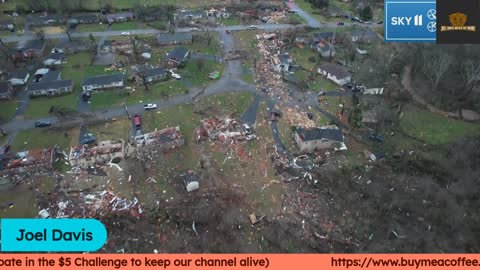 Tornado rips through Mayfield, KY and 5 other states; 70 killed so far.