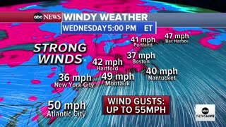 Major storm brings heavy winds, rains to Southeast