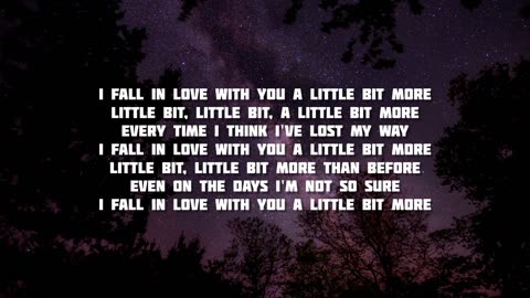 Little bit more - Suriel Hess Lyrics