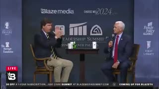 Tucker: "Do you think (J6) was an insurrection?" Pence: "I've never used the word 'insurrection....