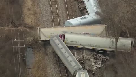 Train Carrying Hazardous Materials Derails In Detroit, MI