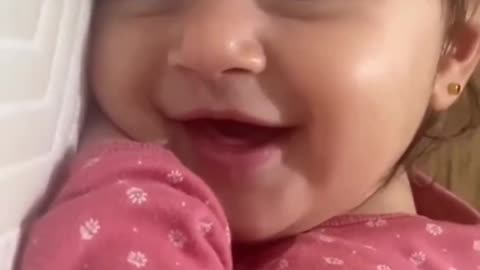 Cute baby smile