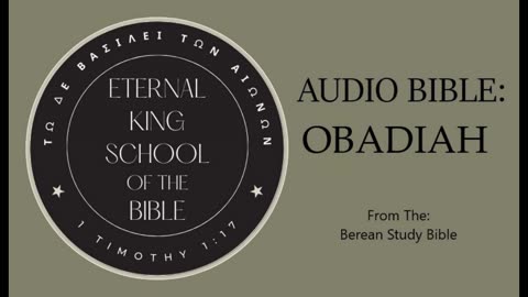 Audio Bible: Obadiah (BSB)