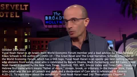 Yuval Noah Harari | Climate Change & One World Religion | Returning to Mt. Sinai to Introduce Ten Universal Commandments | "In the 10 Commandments You Have an Endorsement of Slavery," "A World with Completely Different Laws,"