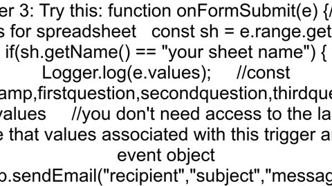 Get a specific cell value in a Google Spreadsheet Script