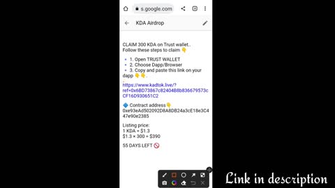 💰 How To Claim $390 KDA Token On Trust Wallet Now | Do Not Miss