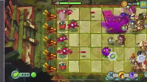 Plants vs Zombies 2 Lost City - Day 18