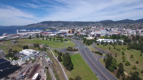 Our World by Drone in 4K - Hobart, Tasmania, Australia