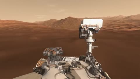 "Unveiling Mars Mysteries: Curiosity Rover Animation"