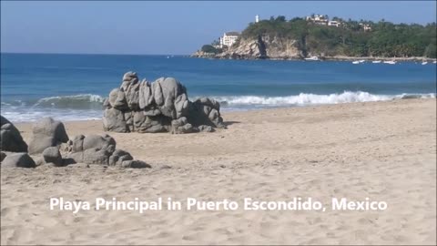 Playa Principal in Puerto Escondido, Mexico