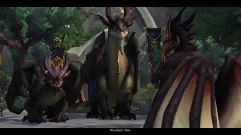 Wrathion and Ebyssian meet Emberthal , Rally to Emberthal Cinematic , World of Warcraft Dragonflight