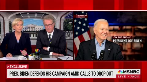 CROOKED JOE BIDEN DOUBLES DOWN: "I am not going anywhere