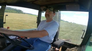 Cutting Hay, Amish Always in the way