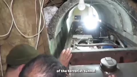 IDF footage from inside of tunnels