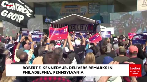 VIRAL MOMENT- Start Of RFK Jr. Speech's Announcing Independent Run For President Begins With SNAFU