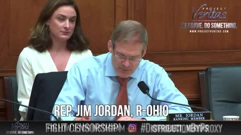 Rep Jordan Expresses Support for H.R. 4330 "PRESS ACT" after DOJ Action "Targeting" Project Veritas.